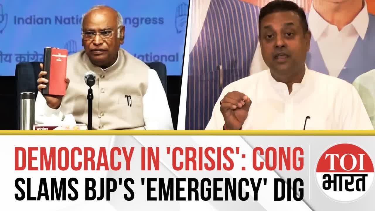 Emergency Flashpoint: BJP, Congress Trade Blows as Kharge, Patra Clash Over Democracy, Modi