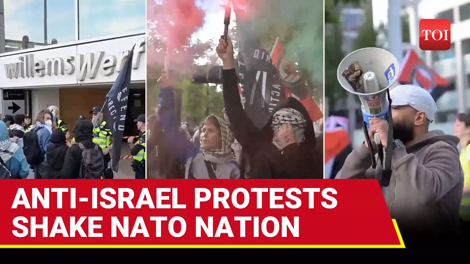 NATO Nation 'SHAMES' Tel Aviv: Mob Blocks Bridge Over Ship With Israeli Jet Parts