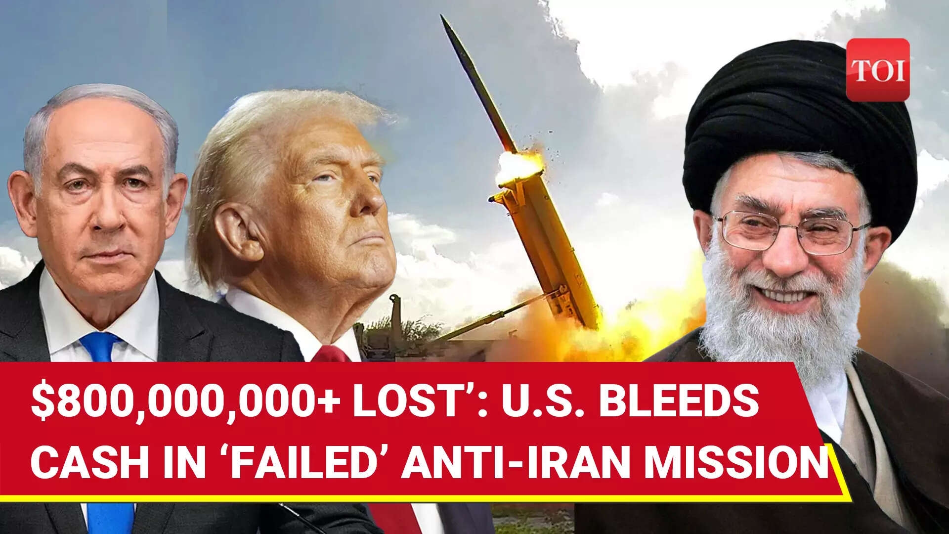 US Burns $800,000,000+ To Save Israel From Iranian Missile Barrage