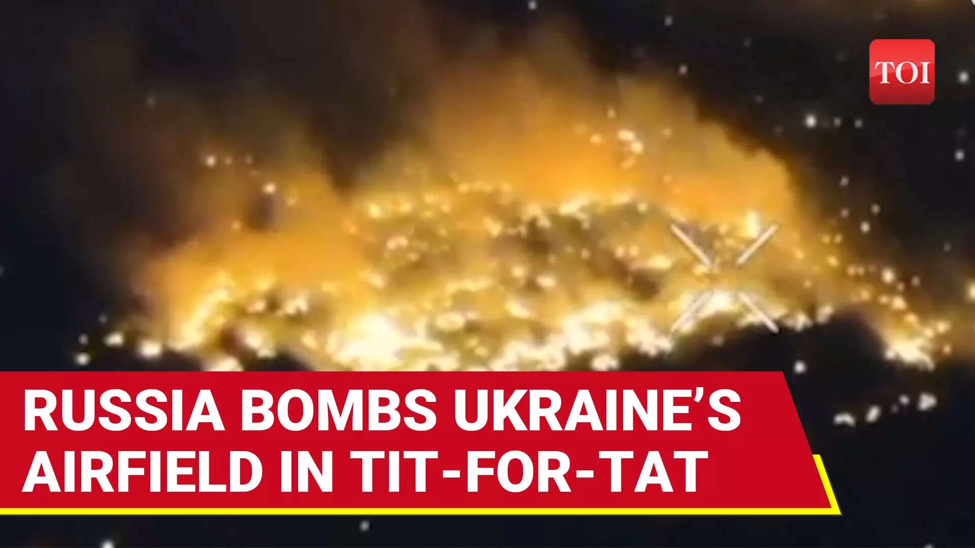 Russia Attacks Ukrainian Airfield In Tit-For-Tat Strike; 'Heavy Losses Reported'