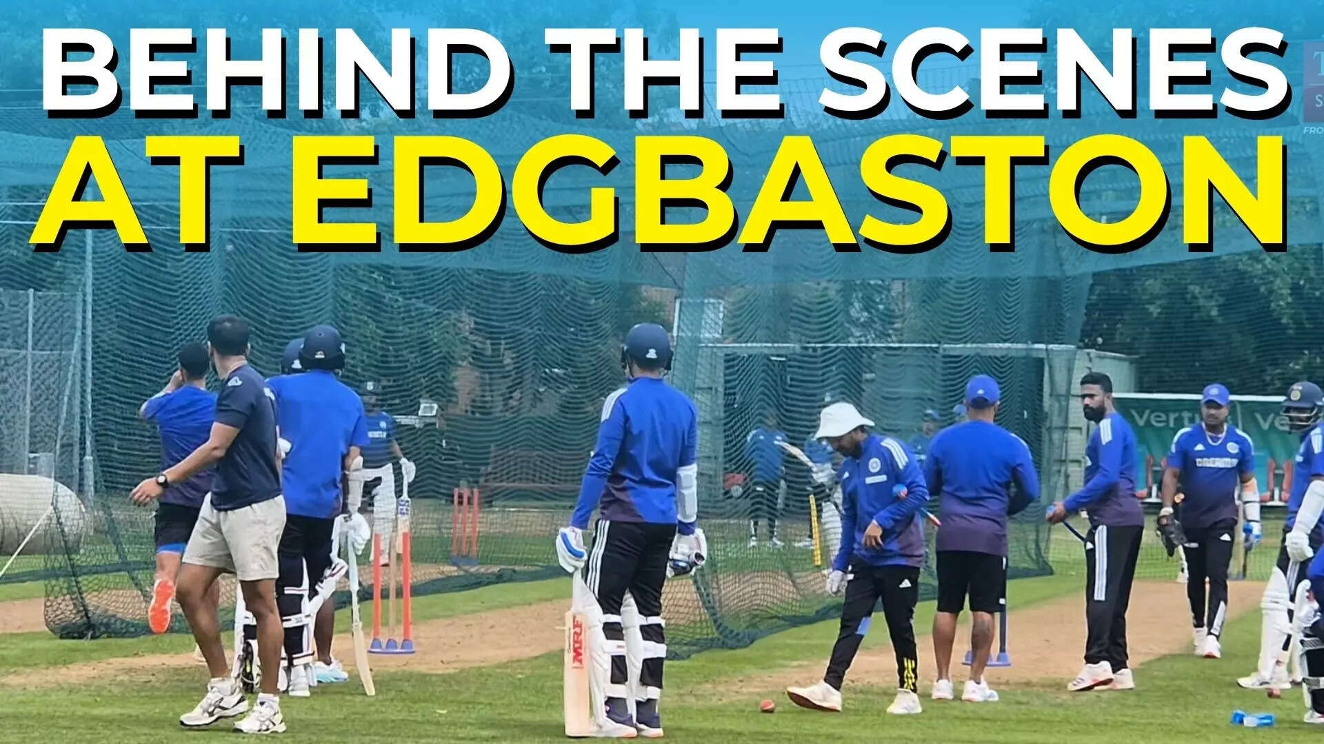 Team India's Intense Nets at Edgbaston