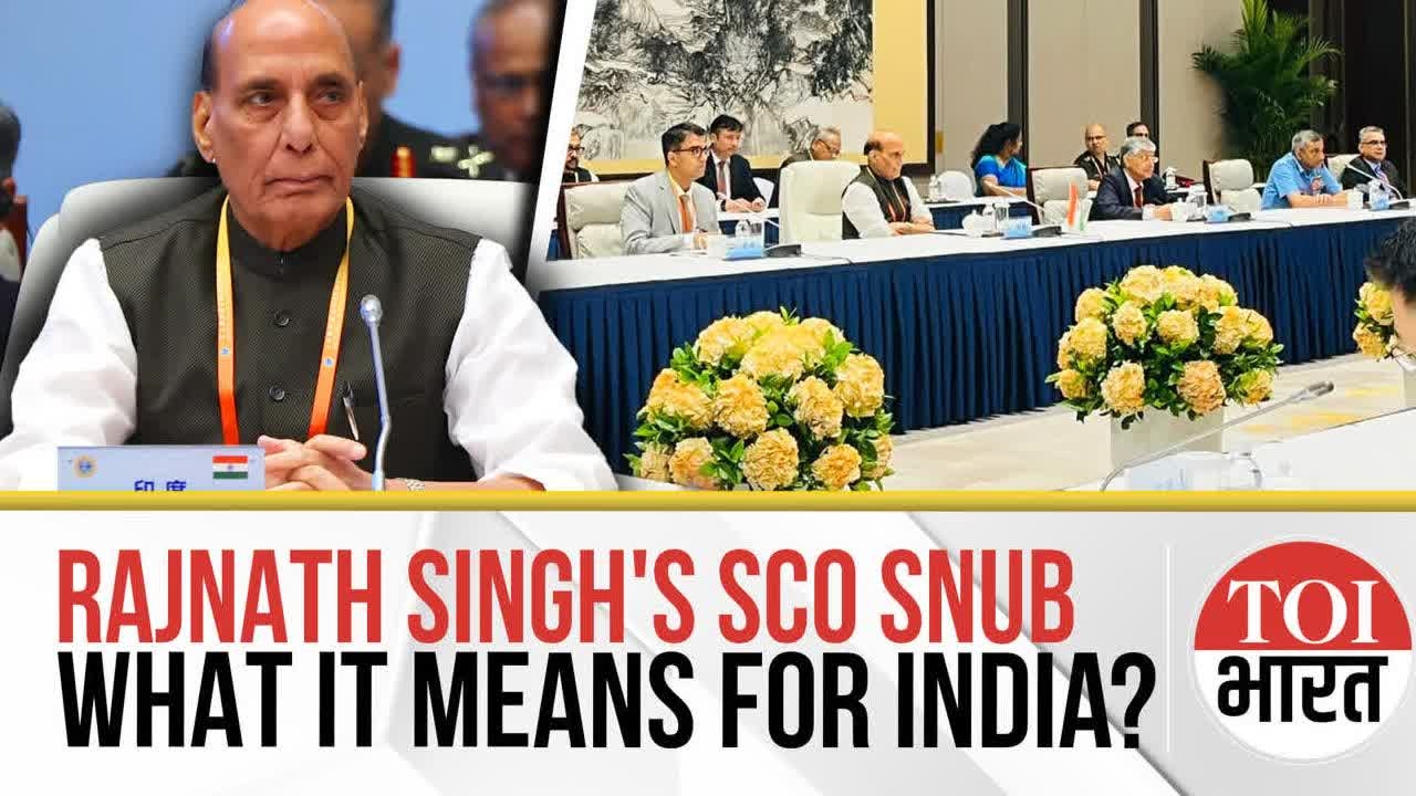 Rajnath Singh Refuses To Sign SCO Draft Statement- What is Its Significance for India?