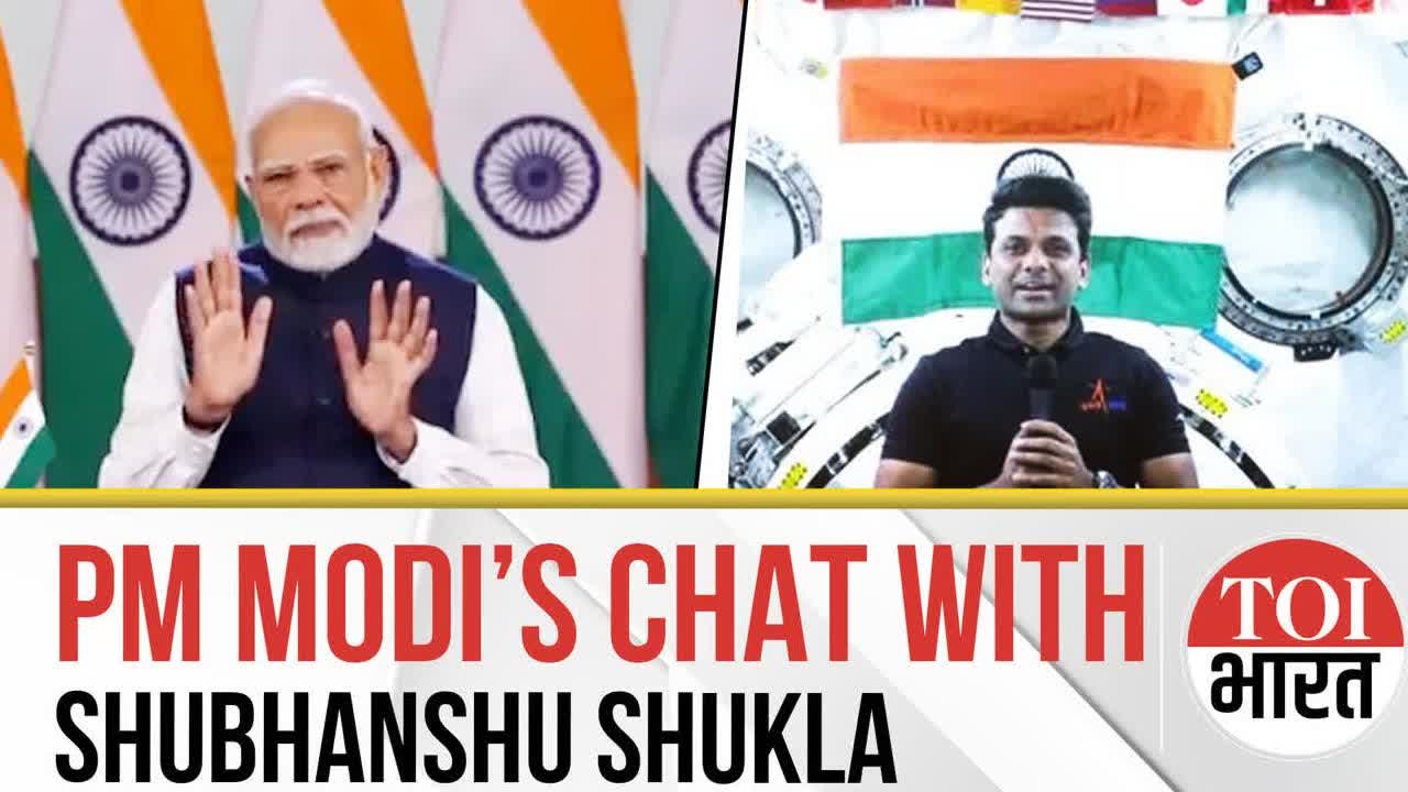 Shubhanshu Shukla's Message From Space To PM Modi And '140 Crore" Indians