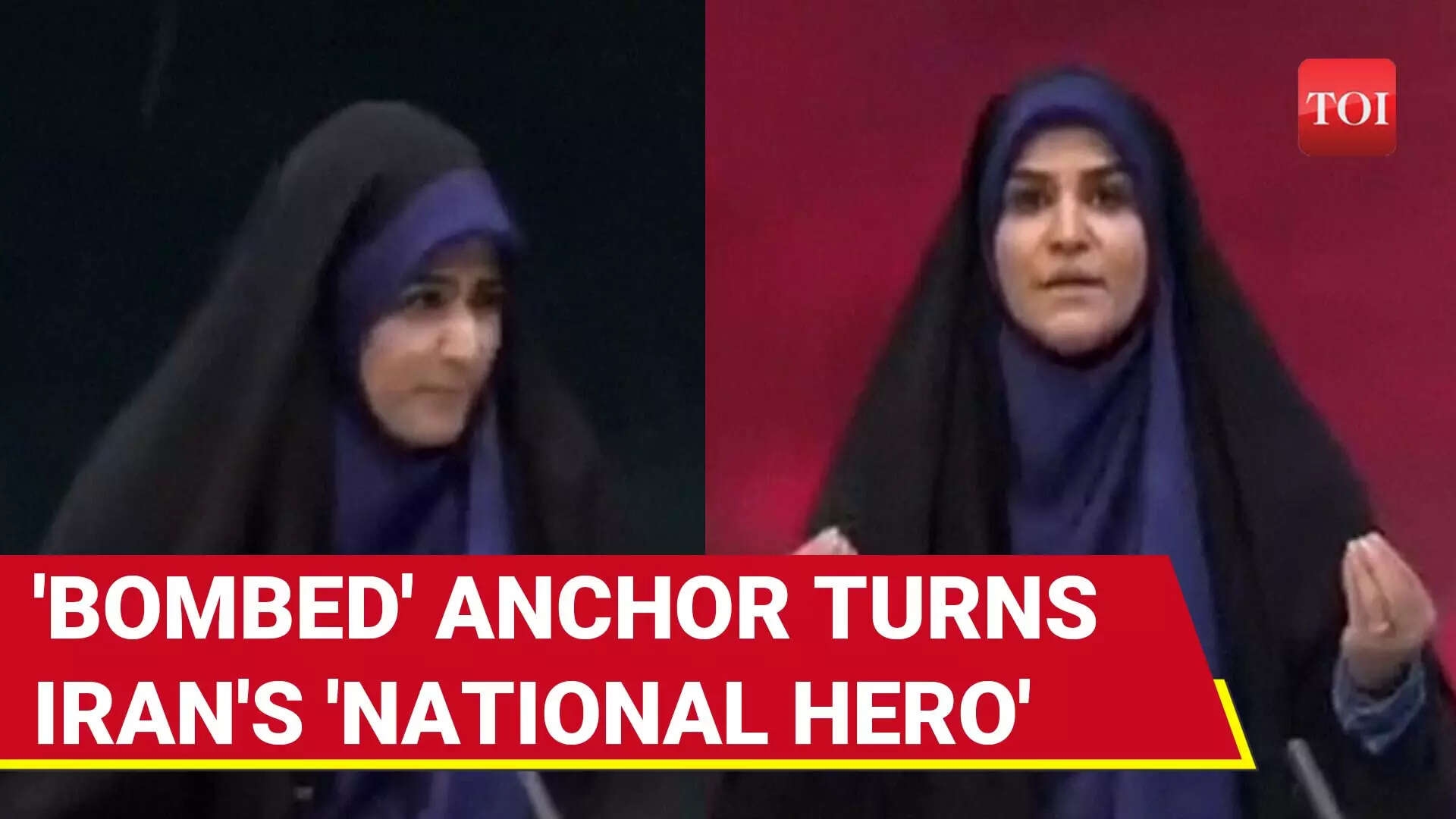 Iranian Anchor Who Braved Israeli Strike On Live TV Turns Hero; Khamenei Dubs Her 'Voice Of Nation'