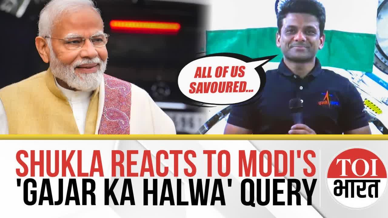 'Gajar Ka Halwa In Zero Gravity': PM Modi's Fun Chat With Shubhanshu Shukla
