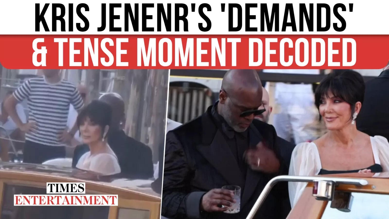 Kris Jenner's ‘Solo Boat Ride' Demand Sparks Storm: Lip Reader Decodes Tense Venice Exchange