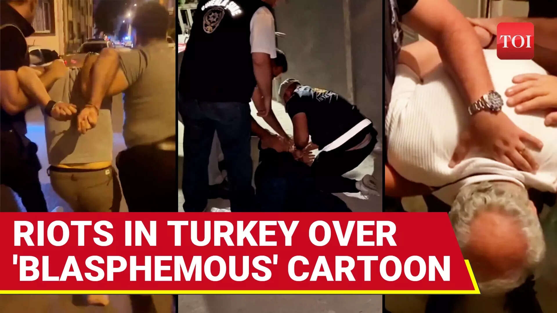 Protests In Turkey After Magazine Accused Of Drawing Prophet Muhammad Cartoon In Istanbul