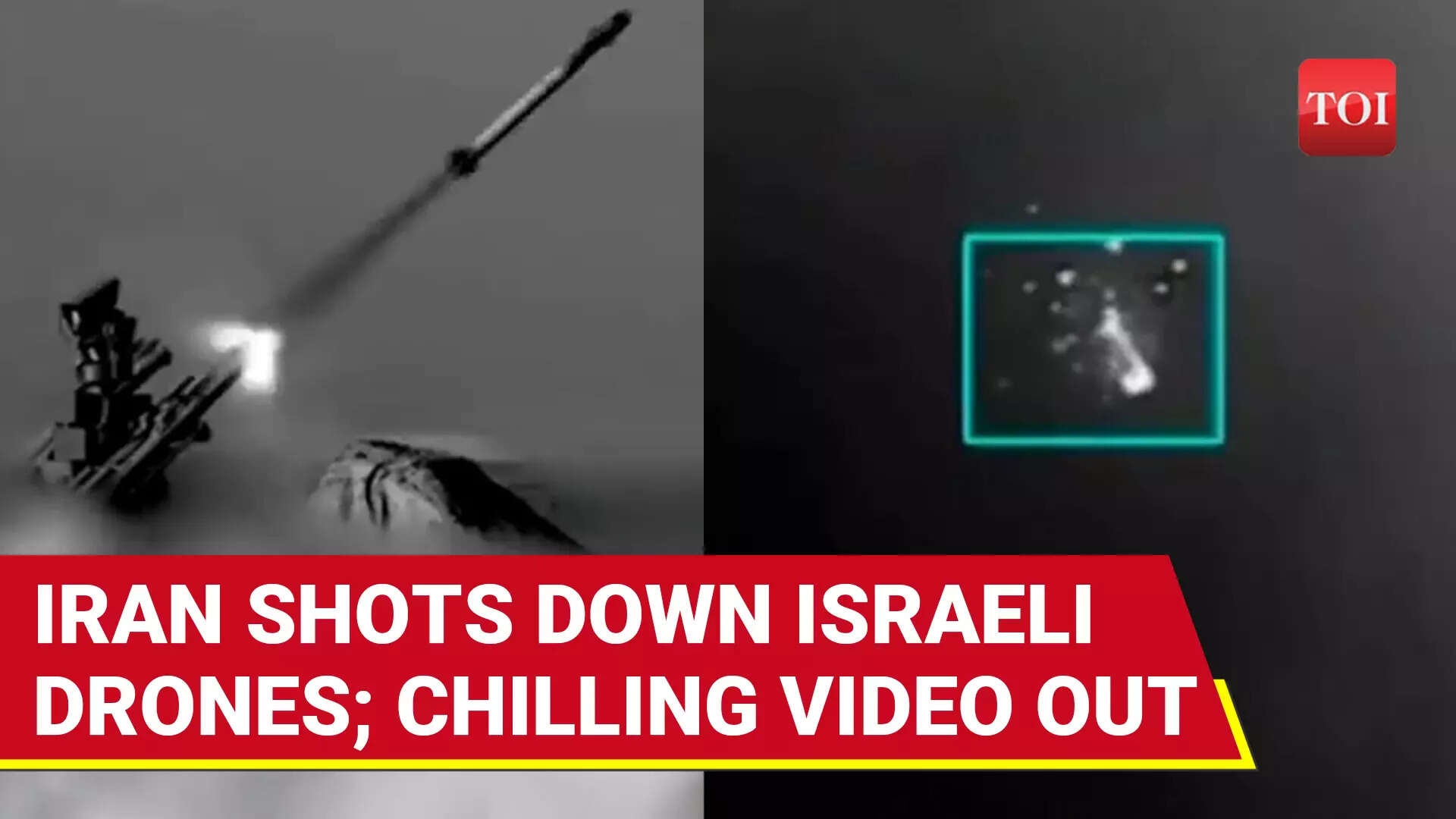 Iran Army Releases Dramatic Footage Of Downing Israeli Drones