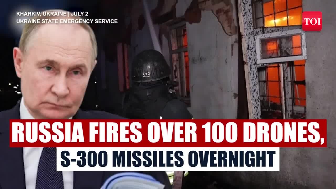 Russia Bombards Ukraine's Kharkiv, Kherson With S-300 Missiles, Iranian Drones