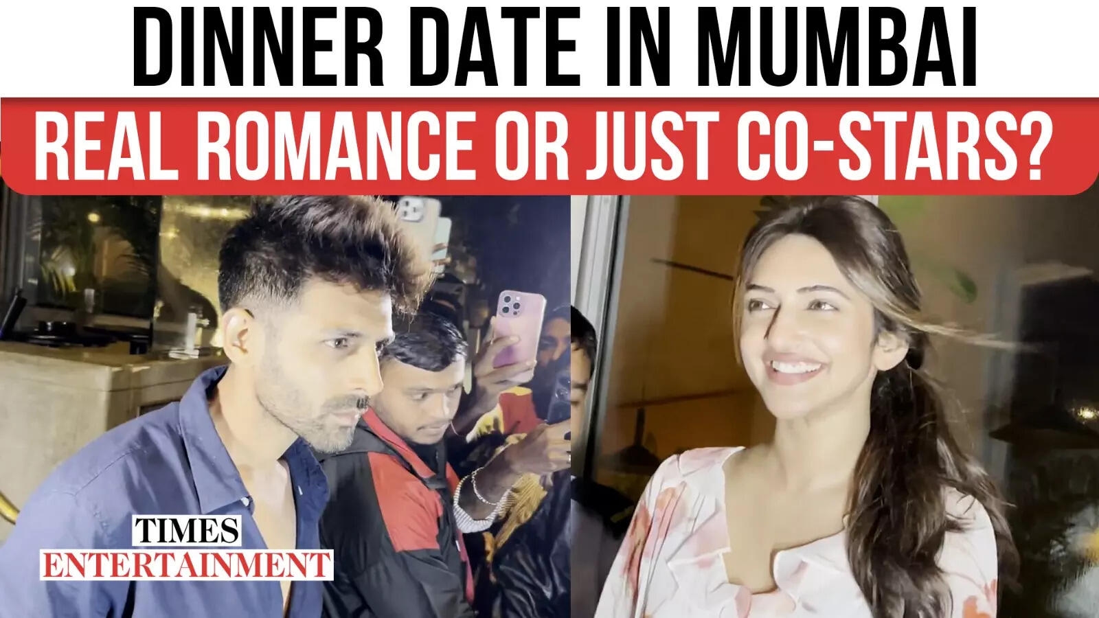 Kartik Aaryan & Sreeleela Spotted Dining Out in Mumbai