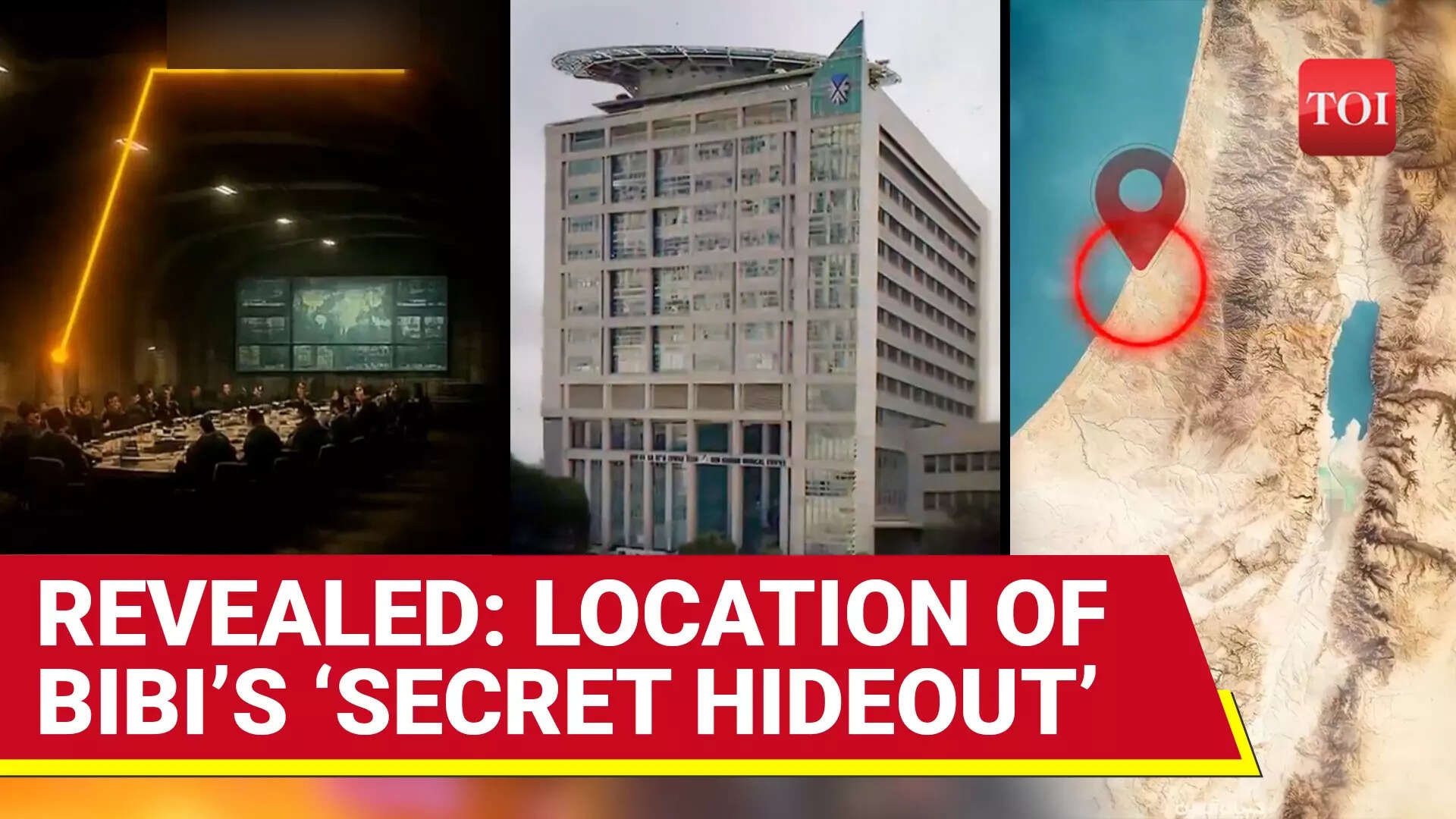 Iran To BOMB Netanyahu's ‘SECRET SHELTER'? 3D Map Shows Where Israeli PM ‘HID' During War