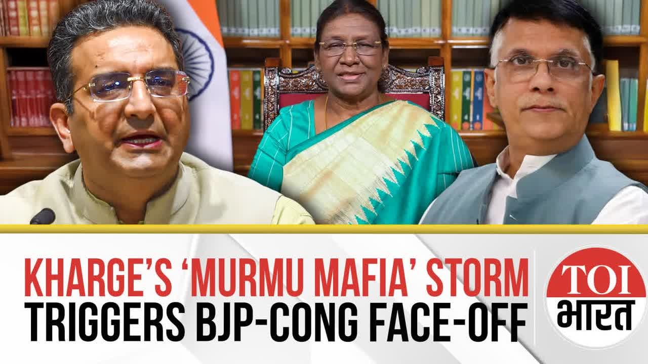 BJP Slams Kharge Over ‘Murmu Mafia', ‘Covid' Gaffe, Demands Apology on Tribal Insult, Cong Hits Back