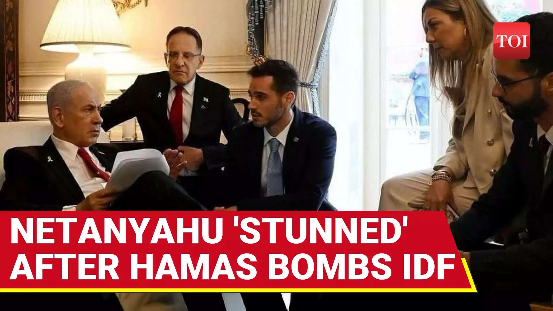 Iran 'LEAKS' Netanyahu's 'SHOCKED' Image After Hamas Ambush; Israeli PM Left 'STUNNED'