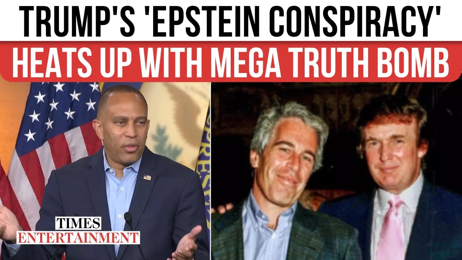 WATCH: Jeffries Blasts Trump & Bondi For 'Fanning Epstein Conspiracy For Years'