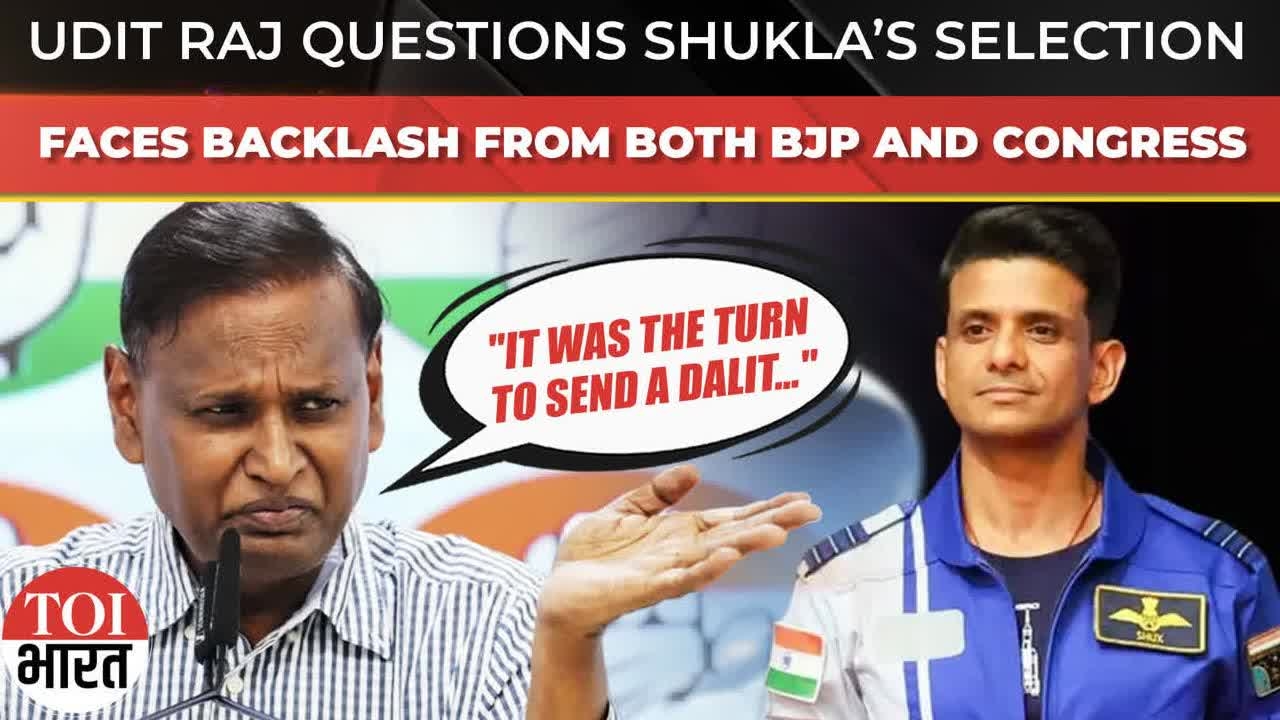 Udit Raj Sparks Row Over Shubhanshu Shukla's Space Mission, Faces Fire from All Sides