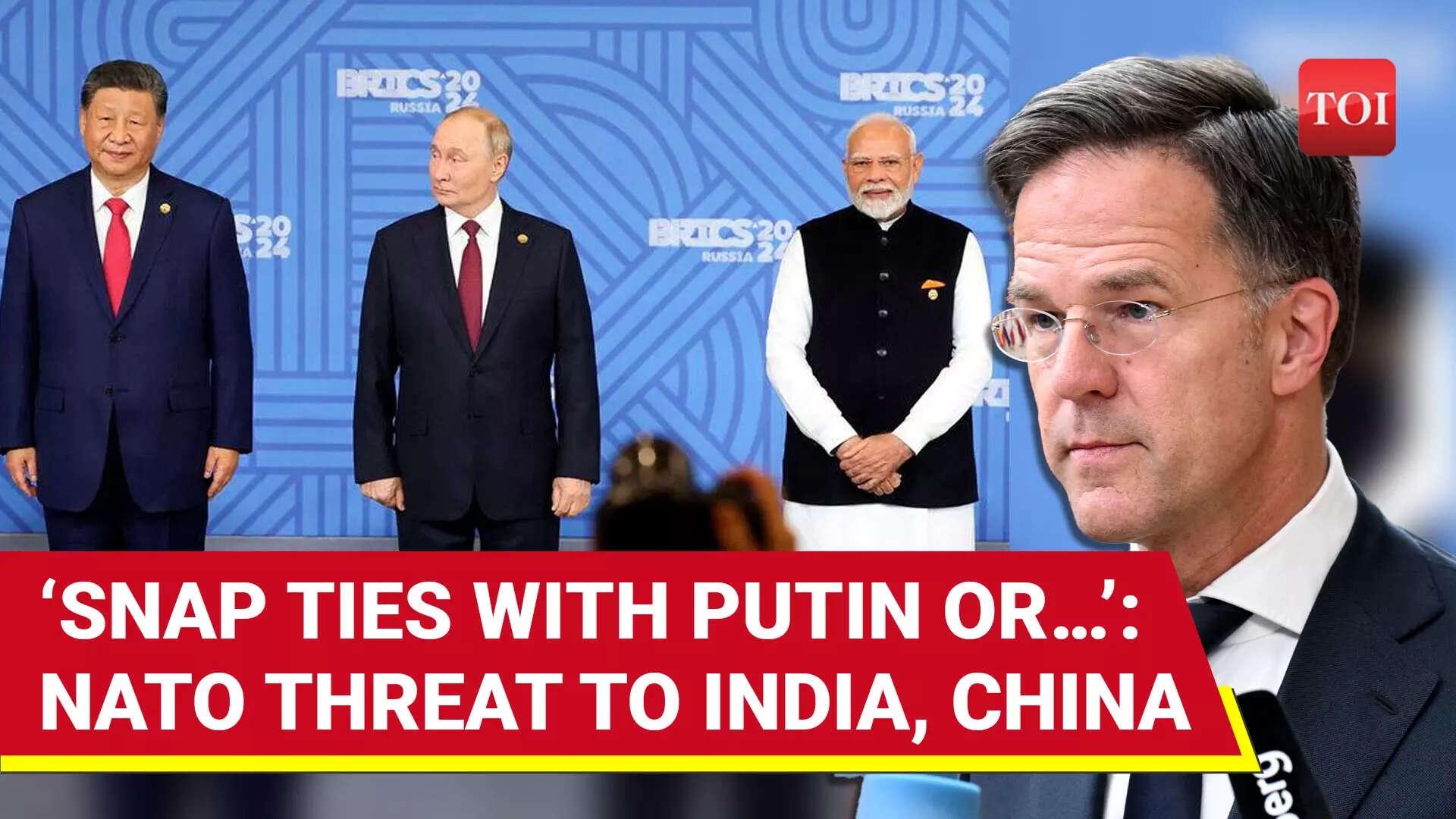 ‘Trade With Russia and Pay the Price': NATO Chief Issues Explosive Warning To BRICS Nations
