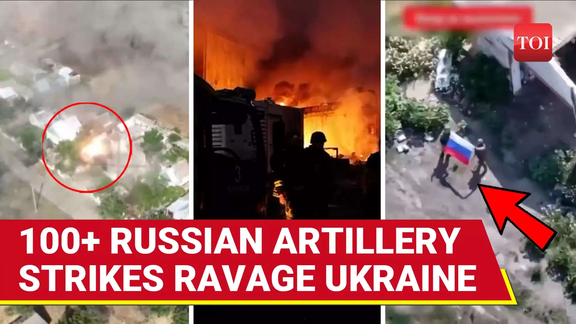 Russia Pounds Ukraine With 100+ Artillery Strikes, Drone Barrage Hits Key Cities Overnight