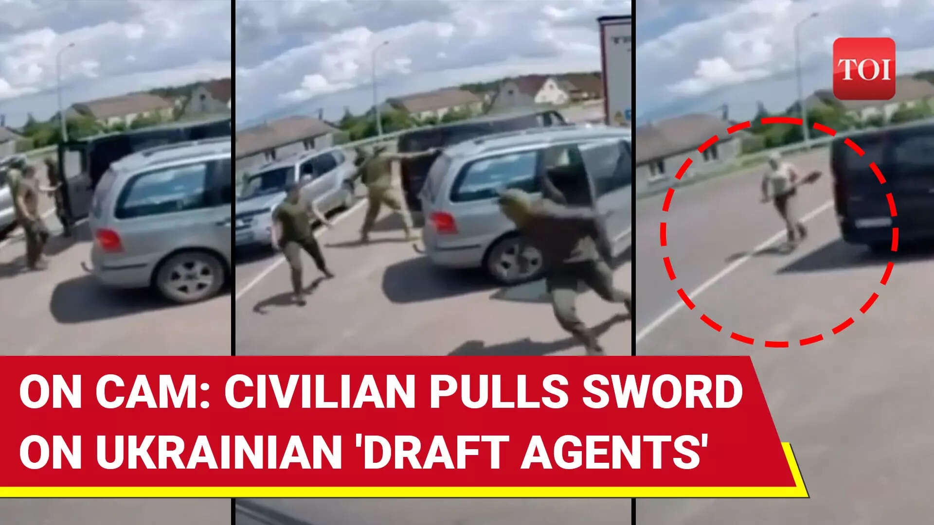 ‘...Like Dogs': Ukraine's Draft Chaos Escalates In Street Clash, Civilian Chases Agents With Shovel