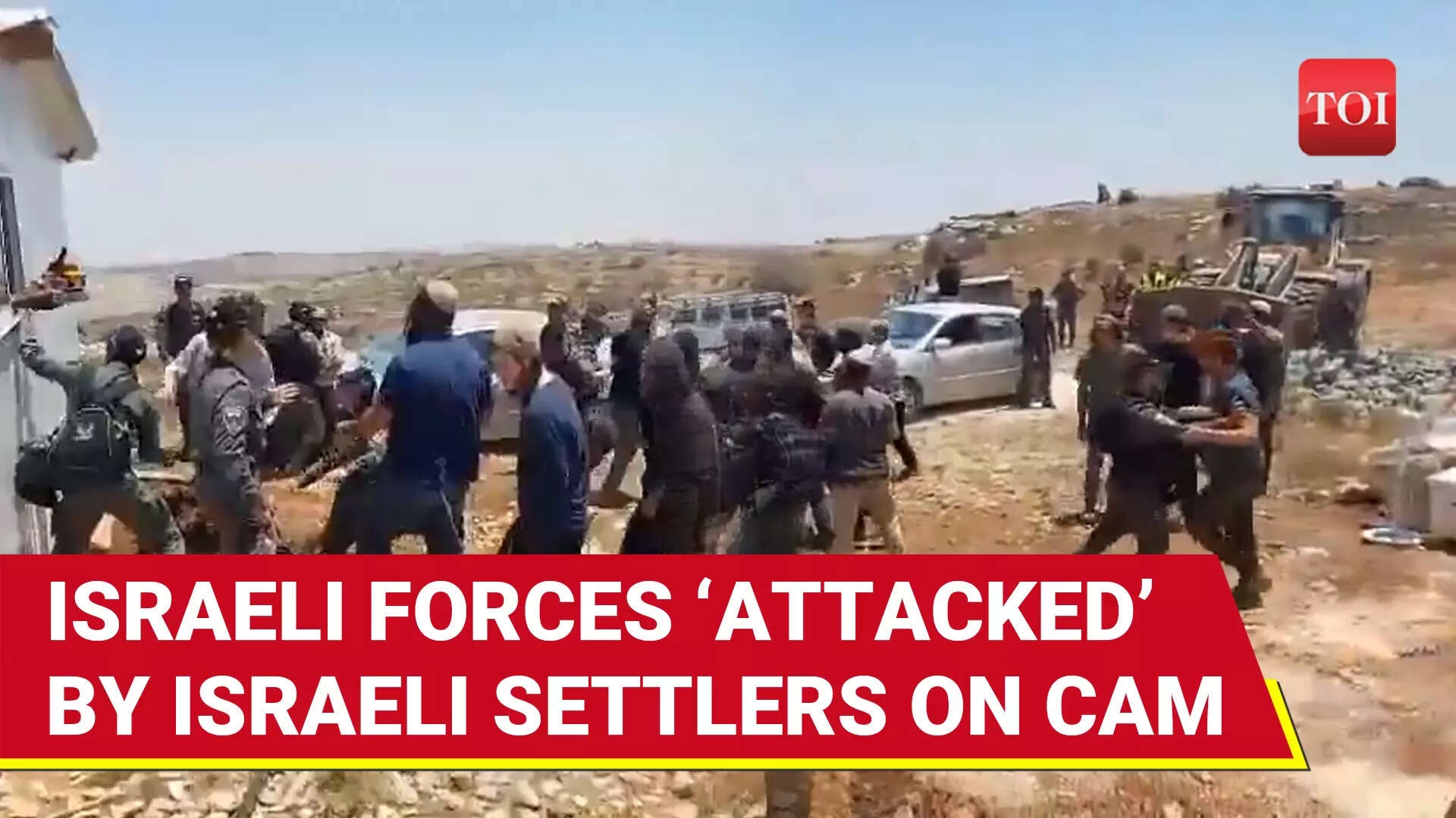 Settlers Attack Israeli Forces Near Ramallah As Illegal Outpost Demolition Turns Violent