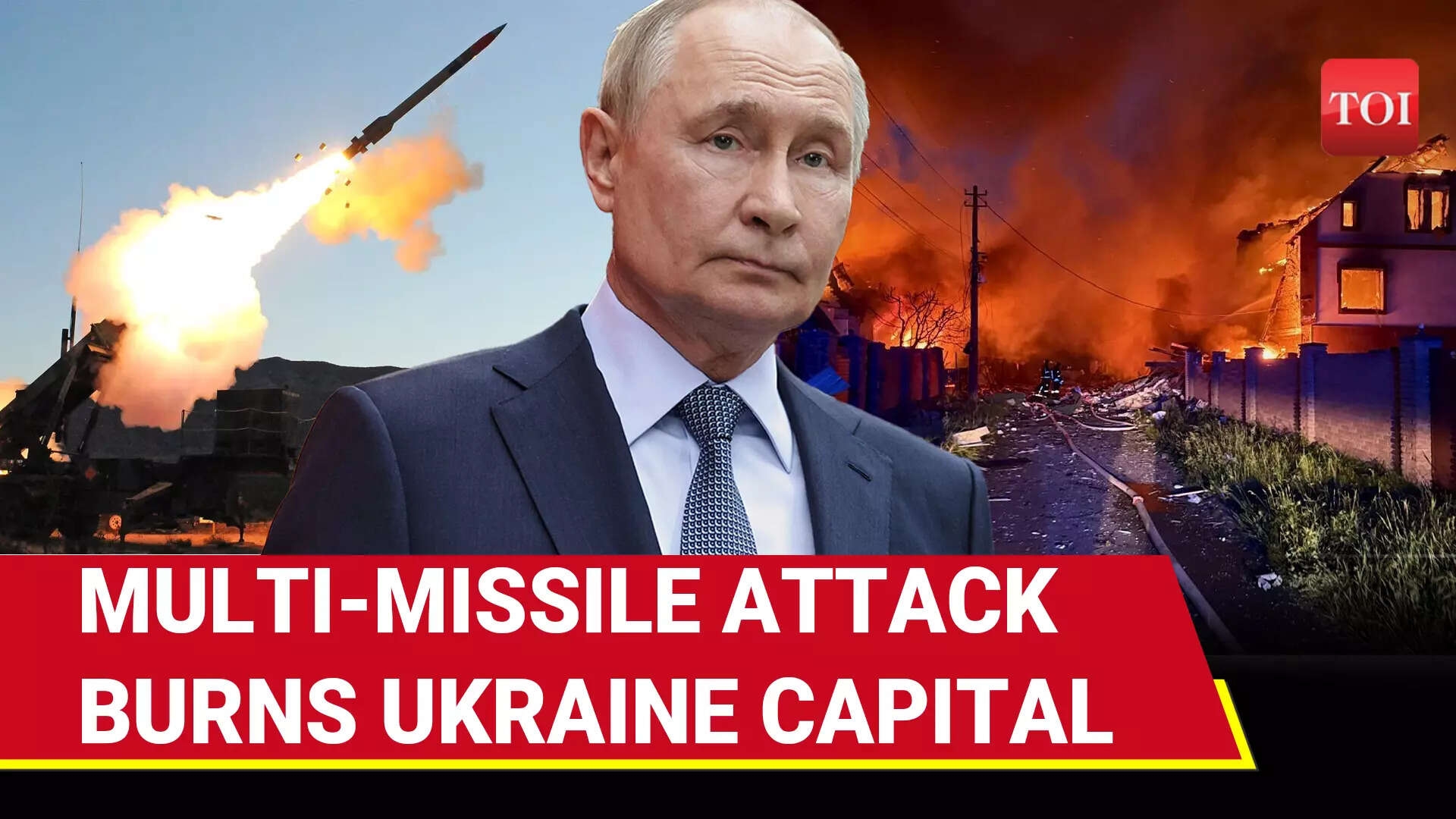 Russia Fires 450 Drones, Missiles At Ukraine; Heavy Bombardment Targets Kyiv