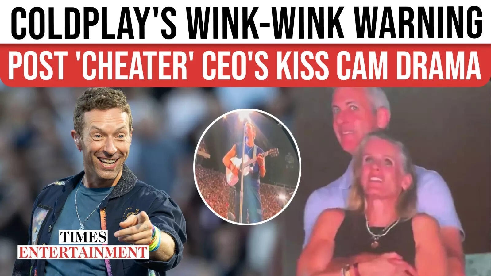 Chris Martin's Wink-Wink Warning After Kiss Cam CHAOS