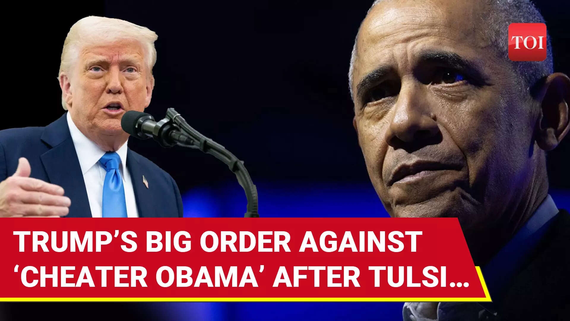 Trump's Big Order To Republicans Against ‘Cheater Obama'; Hails Gabbard