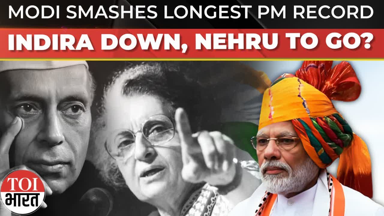 4,078 Days As PM: Modi Tops Indira Gandhi, Now Behind Jawaharlal Nehru In India's Longest PM Streaks