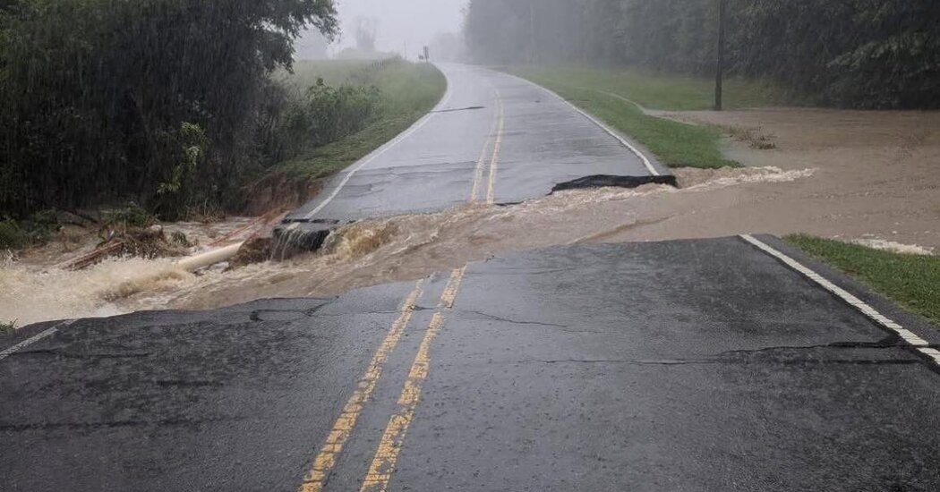 Tropical Storm Chantal Floods Parts of North Carolina