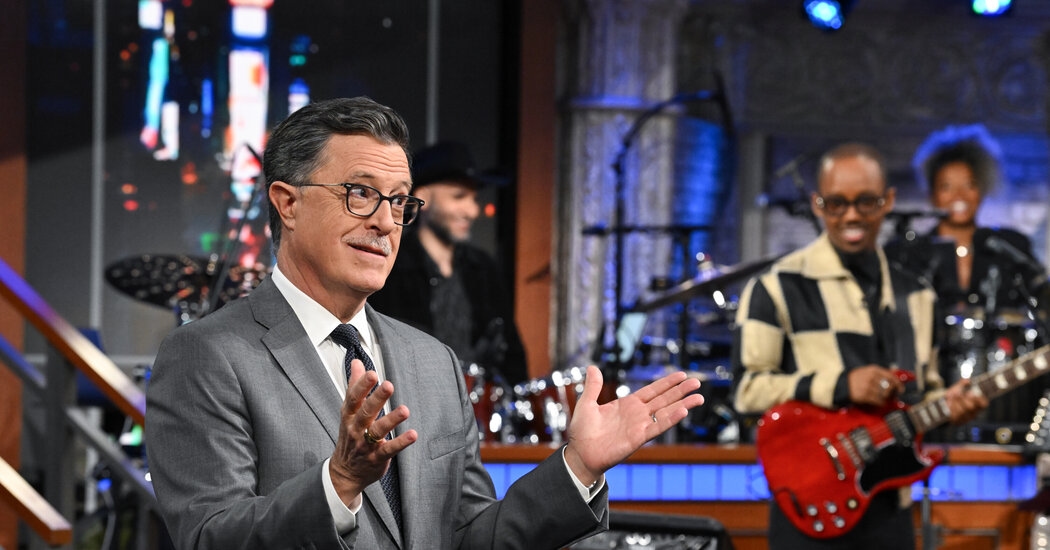 An Uproar as CBS Cancels Stephen Colbert