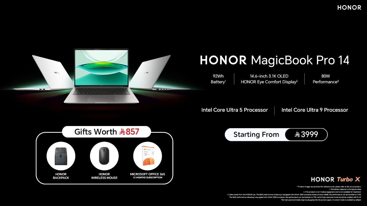 HONOR Unveils the Powerhouse HONOR MagicBook Pro 14