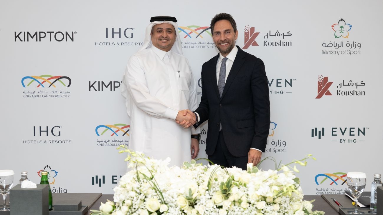 IHG Hotels & Resorts signs dual-brand deal to bring the first Kimpton and EVEN Hotels to Jeddah's King Abdullah Sports City