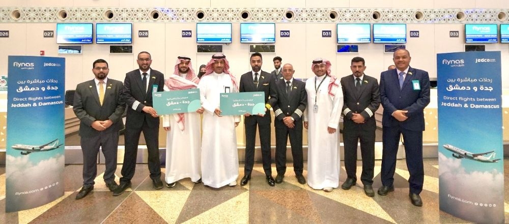 flynas Celebrates Launching Direct Flights Between Jeddah and Damascus