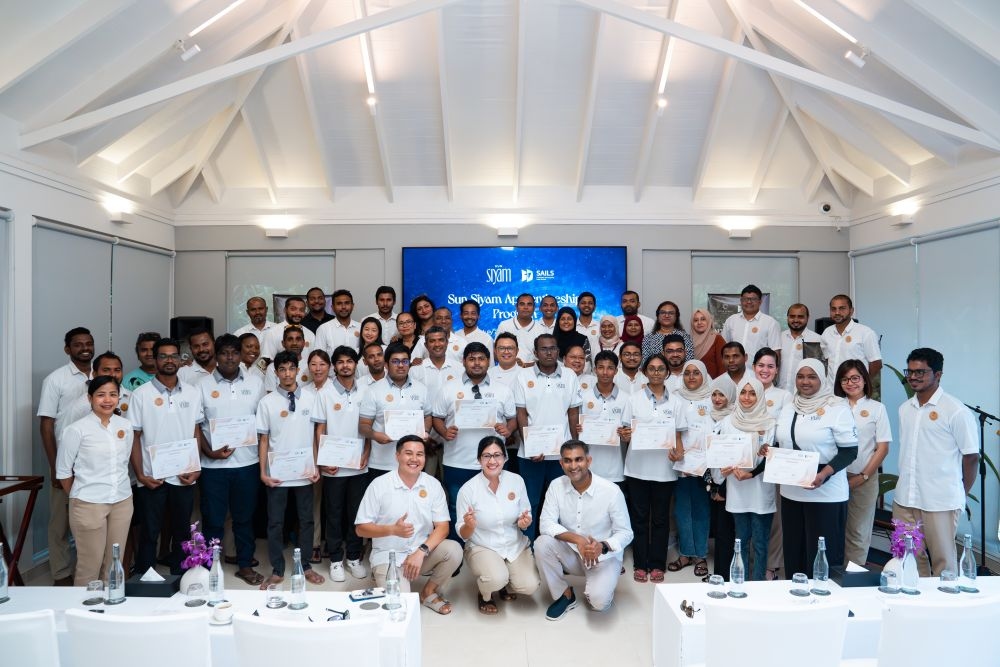 Sun Siyam Resorts Launches New Apprenticeship Program in Collaboration with the Ministry of Higher Education, Maldives
