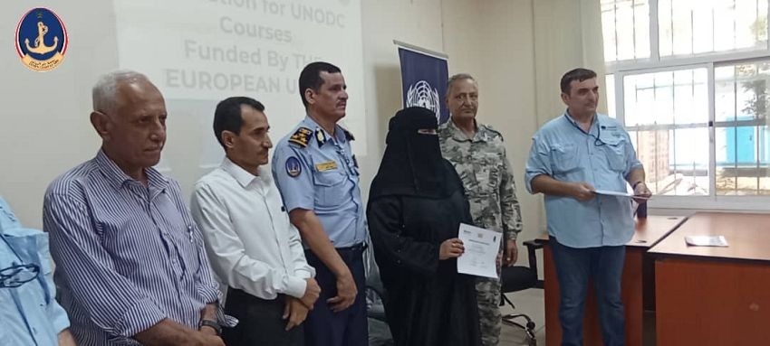 عدن تختتم دورتين تدريبيتين لتعزيز القدرات البحرية ومكافحة التهديدات في السواحل اليمنية