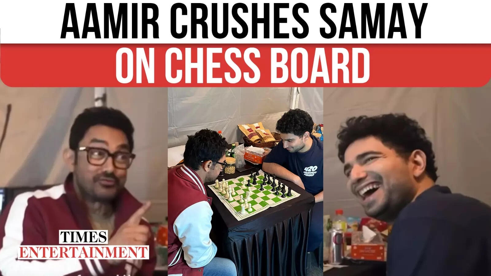 AAMIR KHAN STUNS SAMAY RAINA IN CHESS MATCH: ‘BE HAPPY YOU LOST TO ME'