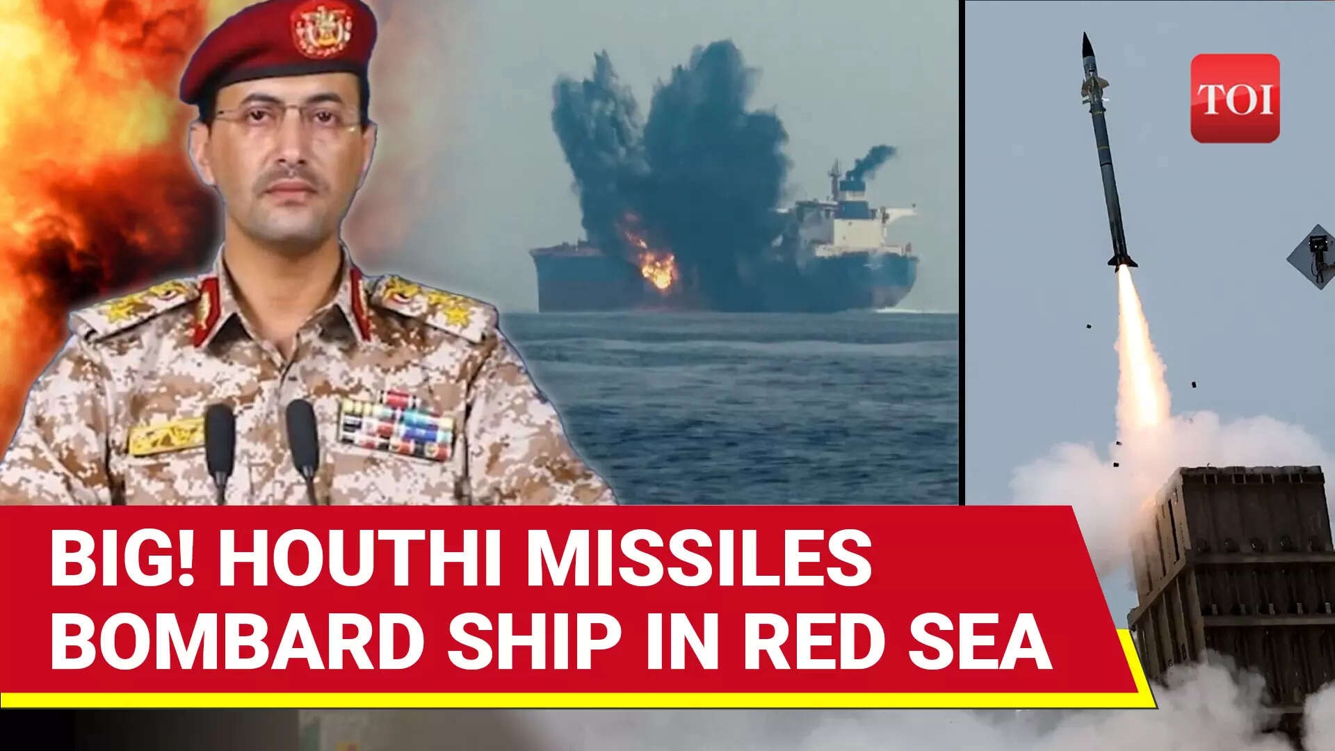 Houthi Rebels Claim Responsibility For Attack On Greek-Owned Ship In Red Sea