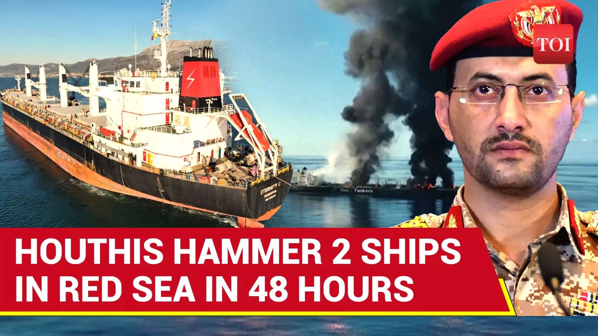 FIERY Houthi Assault On ‘Israel-bound' Ship Bleeds 2 Sailors After Sinking Of ‘Magic Seas'