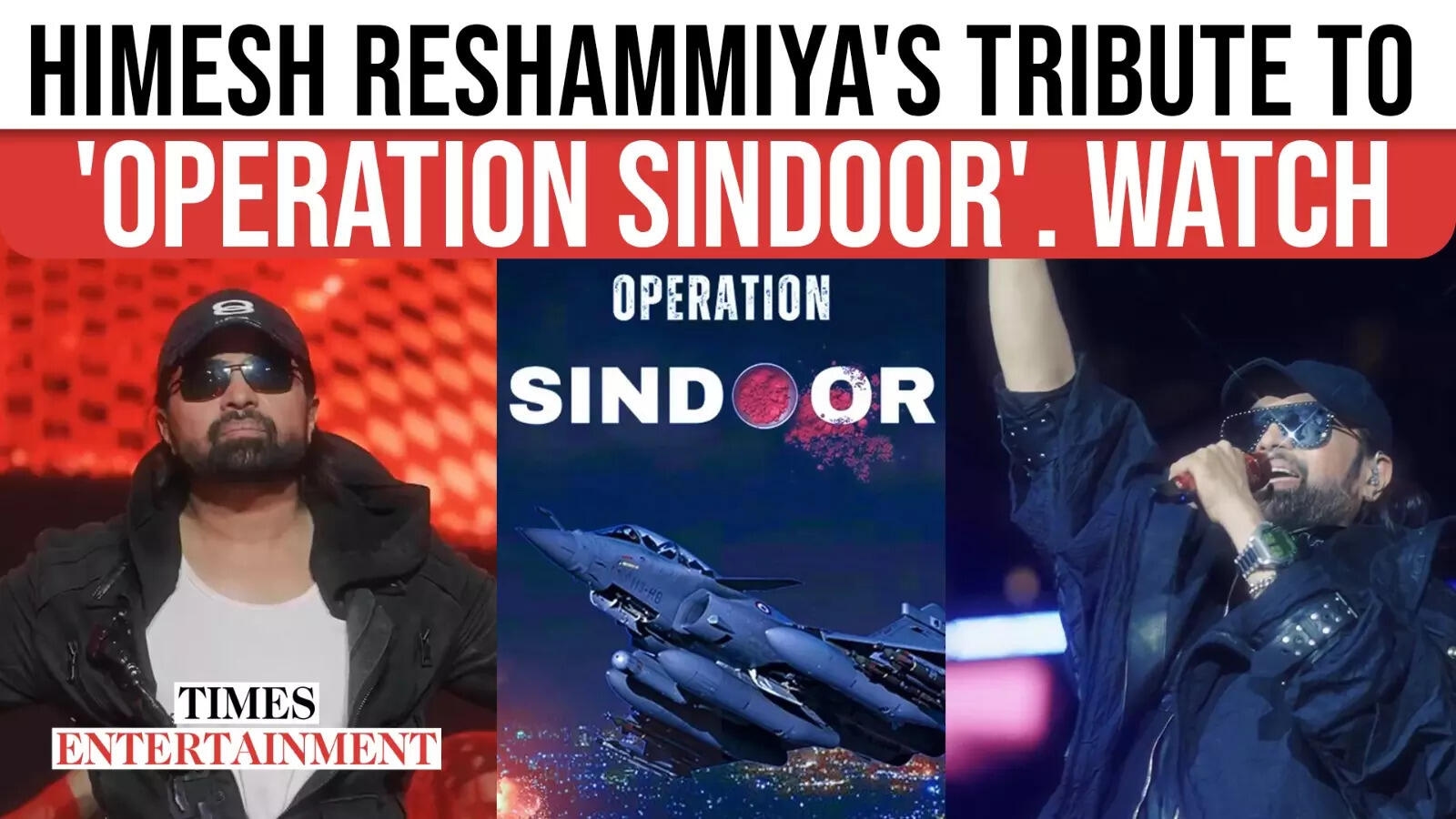 Himesh Reshammiya Pauses Concert to Salute 'Operation Sindoor' Heroes