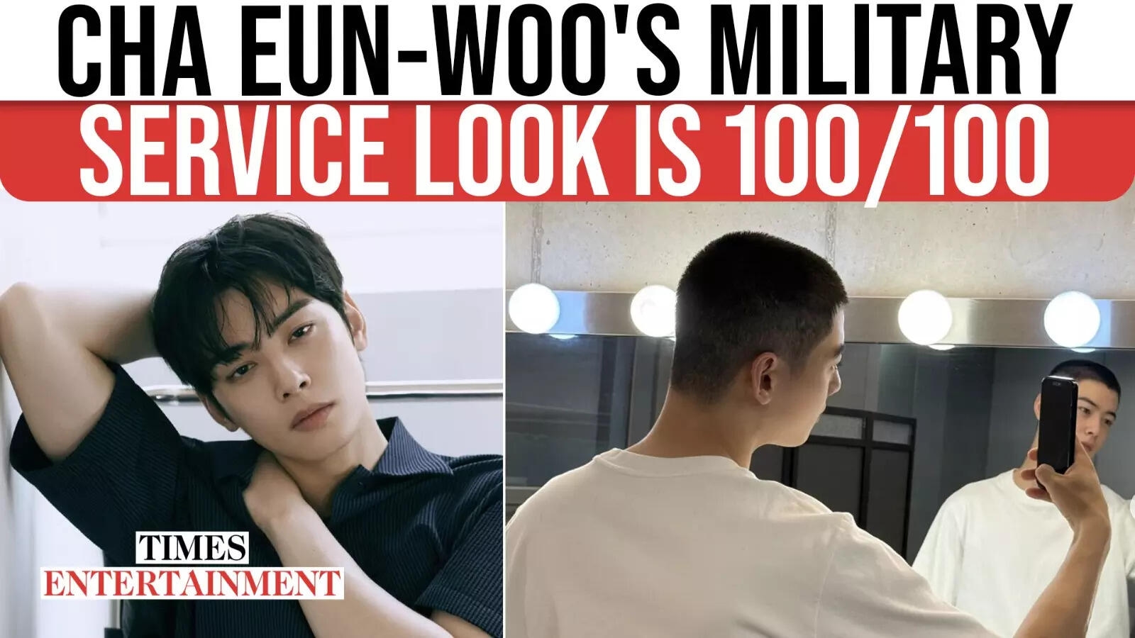 Cha Eun-woo Has Fans Crying With Buzz Cut Debut As He Begins Military Service