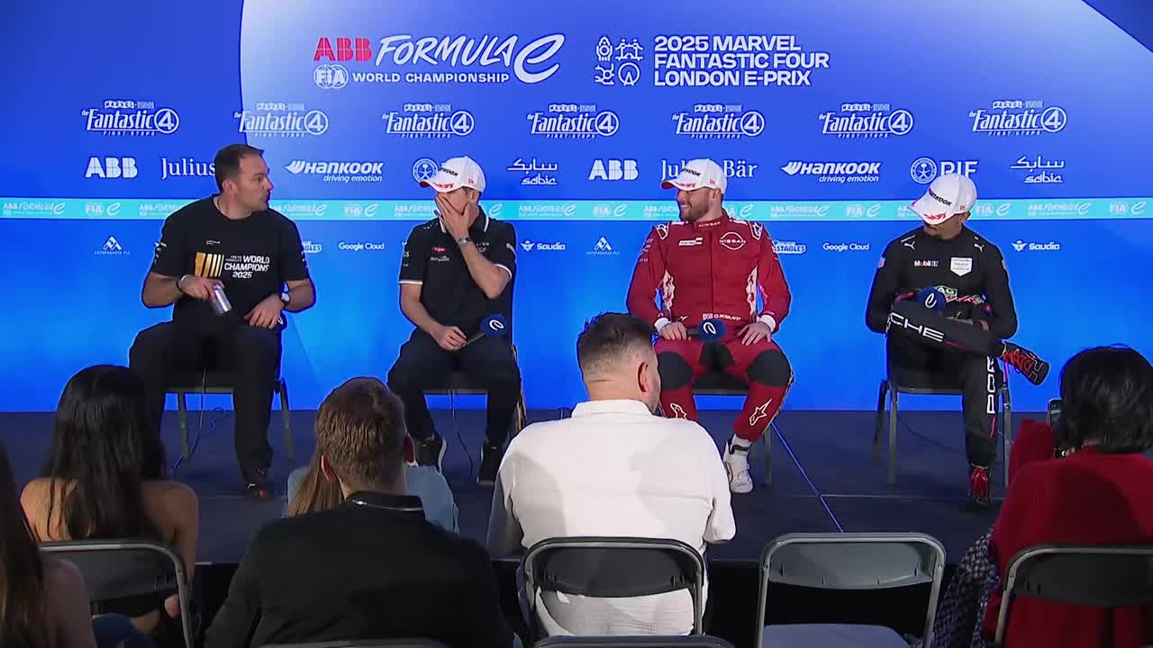 Round 16 - London: Top 3 Drivers Share Honest Reactions at Formula E Season 11 Finale Press Conference
