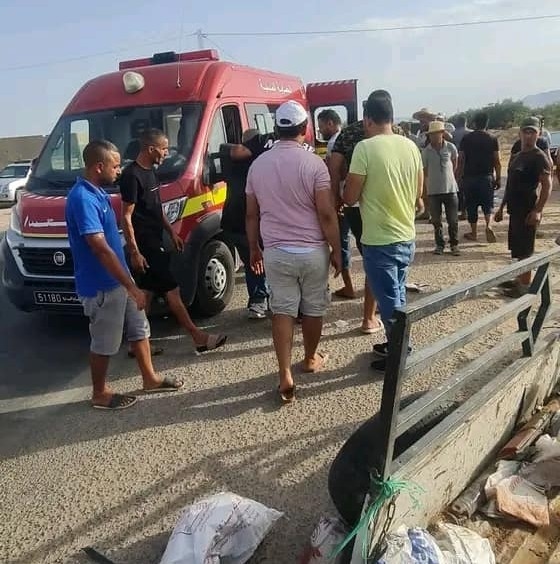 Tunisie Telegraph القيروان حادث مرور يخلف 11 جريحا