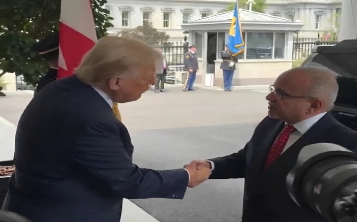 بالفيديو.. ترامب يستقبل ولي عهد البحرين في البيت الأبيض