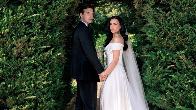 Inside Demi Lovato and Jordan 'Jutes' Lutes's wedding at a historic estate in Santa Barbara