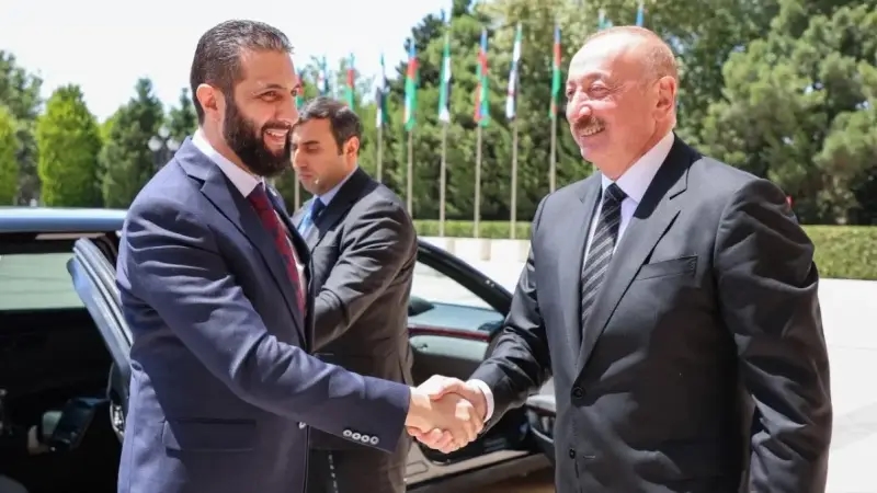 الشرع يحضر اجتماعات مع مسؤولين إسرائيليين في أذربيجان