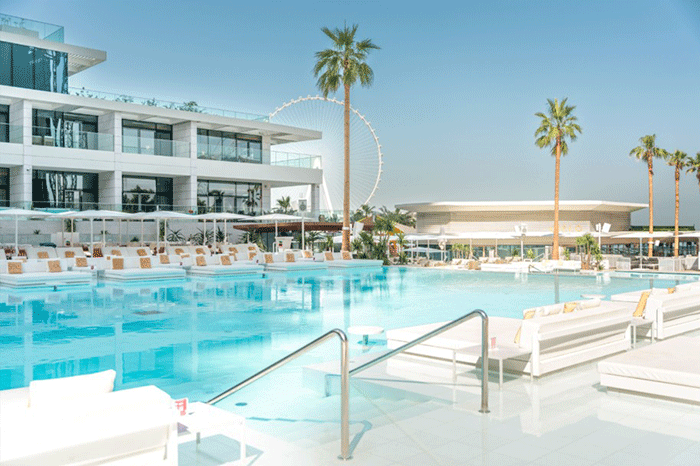 Daypass access to daily, Ibiza-vibes at Playa Pacha Pool and Beach Club, FIVE LUXE