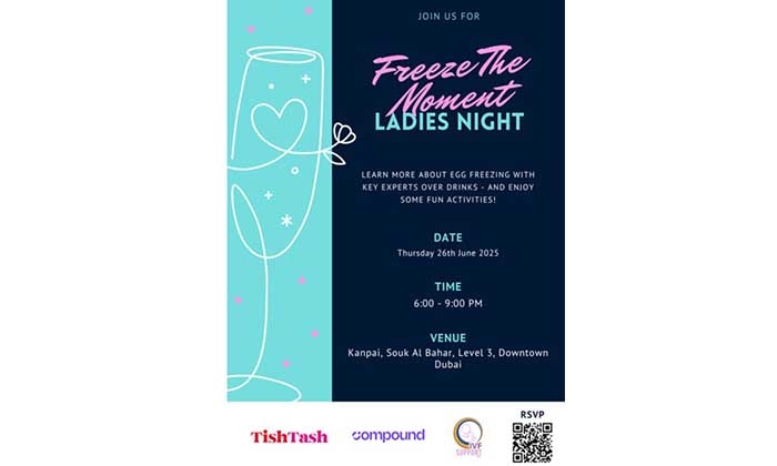 Women's Fertility Takes Centre Stage at Second ‘Freeze the Moment' Ladies Night