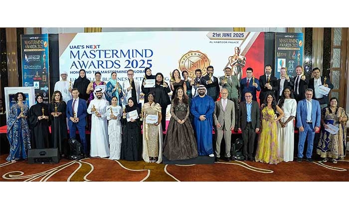 UAE's Next MasterMind Awards 2025 honours leaders shaping future of innovation and influence in Middle East
