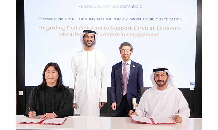 Ministry of Economy and Tourism signs MoU with WORKSTUDIO to strengthen partnership in circular economy and develop sustainable environmental policies