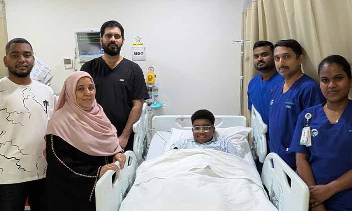 14-Year-Old Sudanese Boy Saved from Rare, Life-Threatening Heart Condition at Aster Hospital Mankhool