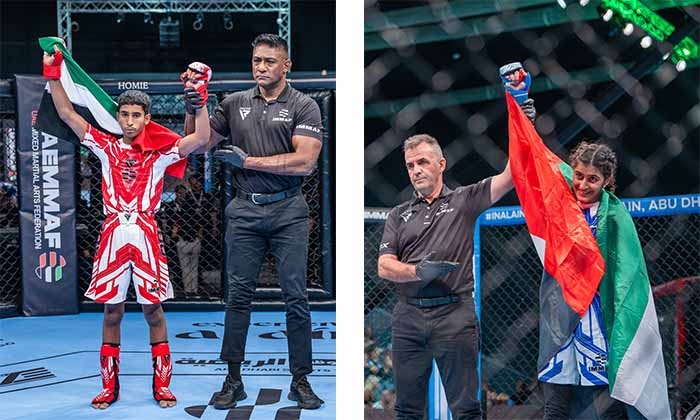 Saif Alblooshi Wins UAE's First Gold Medal at IMMAF Youth World Championships in Al Ain